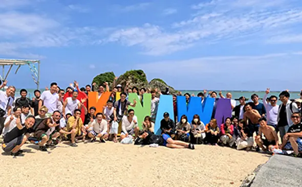 社員旅行の様子